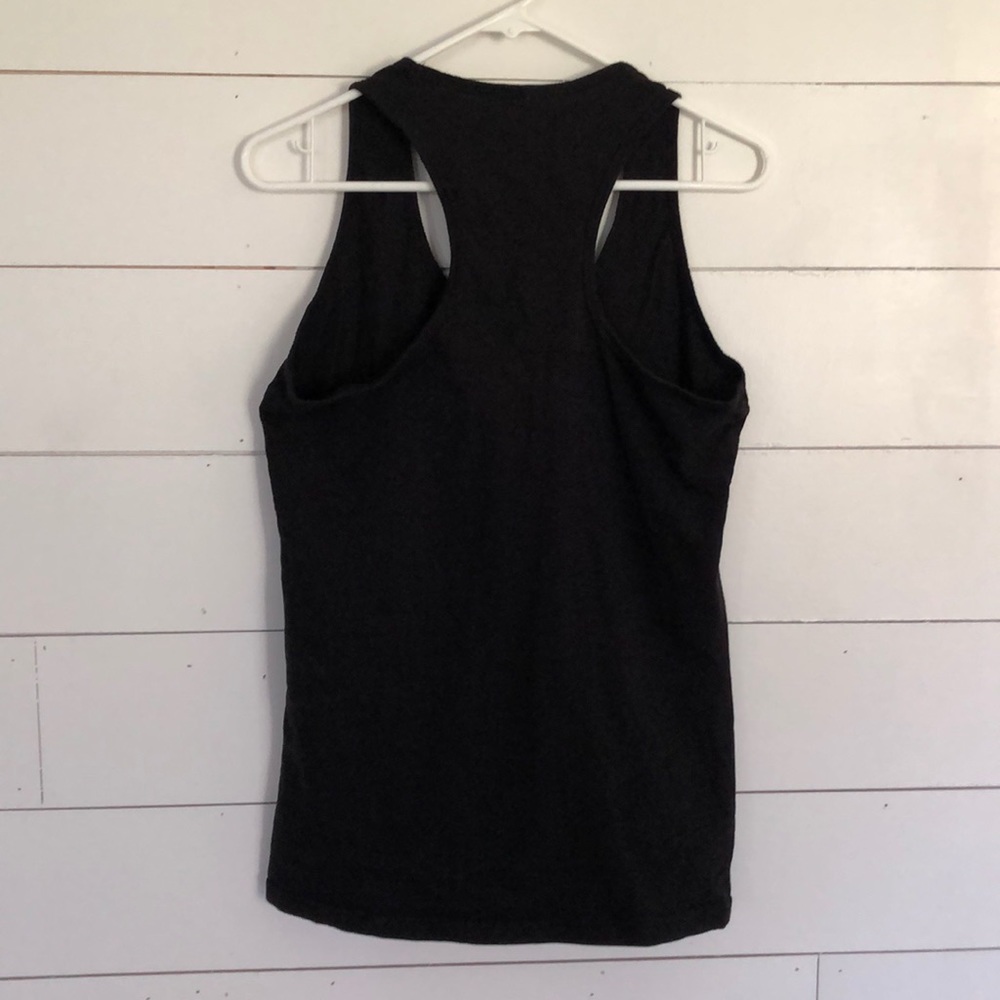 Black Racerback Tank - Picture 2 of 3